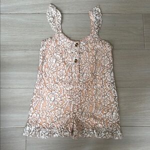 Floral Lace Romper
